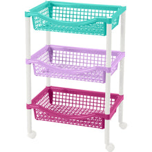 Canasta Móvil Rectangular de 3 Niveles Glam