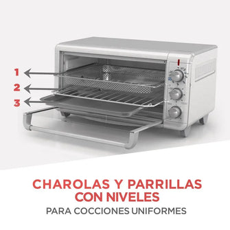 Horno para Freir Black And Decker , Plata