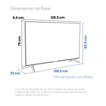 Televisor QLED 58" Google TV, Incluye Soporte De Pared