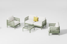 Sala de Exterior Astratto, Verde Olivo