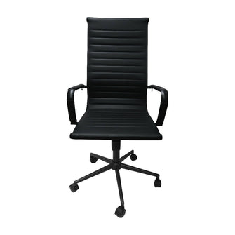 Silla Oficina Esterilla Alta - Negro Negro