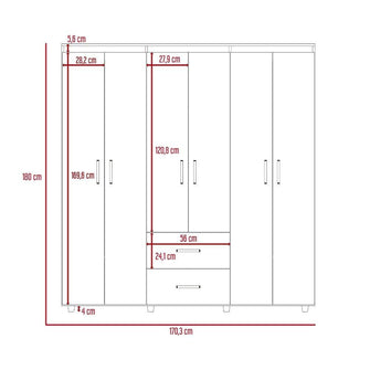 Combo Ficus Incluye Mesa Para Tv y Closet