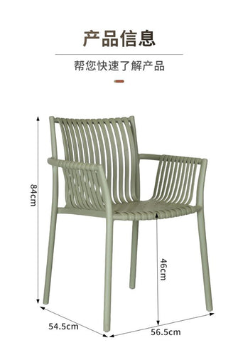 Silla Madrid con Brazos, Color Verde Olivo, Con espaldar y diseño Moderno