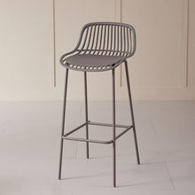 Butaco para Barra Tulum, Color Taupe, Diseño Moderno X2