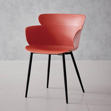 Silla Miami con Brazos, Color Rojo, Con espaldar y diseño Moderno X2