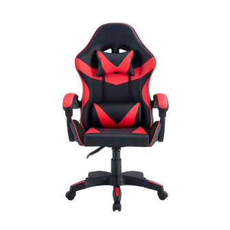 Silla Gamer Yekson, Negro y Rojo, con Cómodo Espaldar y Rodachines