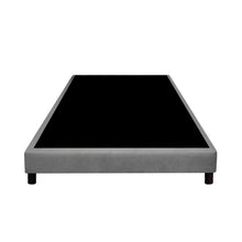 Base Cama Spring Niebla Gris 100X190