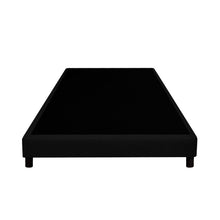 Base Cama Spring Niebla Negro 100X190