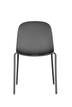 Set de 4 Sillas con Cojín Aiara, Color Gris Oscuro, Diseño Moderno