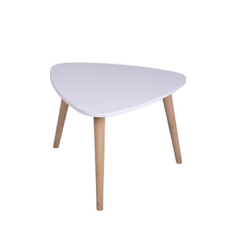 Mesa Centro Triangular 40x60x60cm Blanca