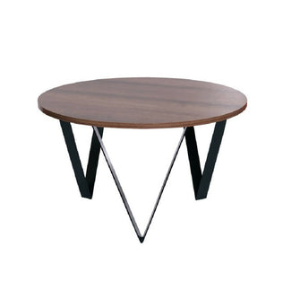 Mesa De Centro Redonda Victory 35x60cm Amaretto