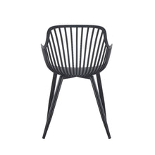 Set de 4 Sillas Victoria, Negro, con Espaldar Minimalista y Diseño Moderno