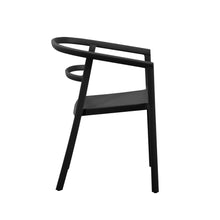 Set de 4 Sillas Porto, Negro, con Espaldar Minimalista y Diseño Moderno