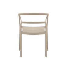 Set de 4 Sillas Porto, Taupe, con Espaldar Minimalista y Diseño Moderno