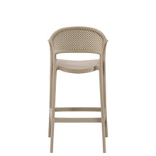 Set de 2 Sillas para Bar Curitiva, Taupe, con Reposa Pies Doble Proposito