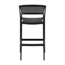 Set de 4 Sillas para Bar Salvador, Negro, con Reposa Pies Doble Proposito