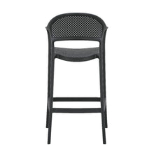Set de 4 Sillas para Bar Curitiva, Negro, con Reposa Pies Doble Proposito