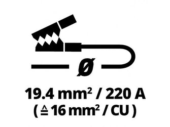 Cables Roba Corriente 3.5 Mt Incl Luz Led 350 Amp