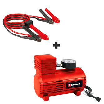Compresor De Aire Para Carro 12 v 18 Bar + Cables Roba Corriente 3mt incl. Luz Led 220