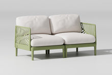 Sala de Exterior Astratto, Verde Olivo