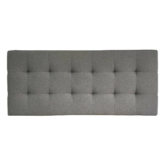 Cabecero para Cama Doble (60x140x5) Gris Memphis