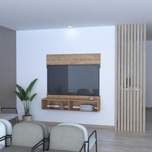 Mueble Multiusos Ravena, Miel, con Espacio Para Televisor de Hasta 60 Pulgadas