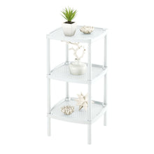 Mesa Multiusos Cuadrada de 3 Niveles Blanco