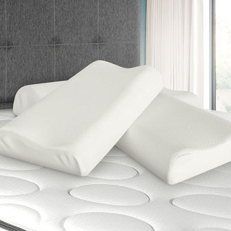 Almohadas Viscofoam Cervical Pack 2 Unidades, Color Blanco