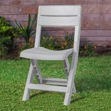 Silla Plástica Plegable Luma Gris, Gris