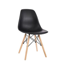 Set 4 Silla de Comedor Eames Negro