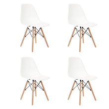 Set 4 Silla de Comedor Eames Blanco