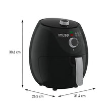 Freidora Imusa Esenc 3.2Lt , Negro