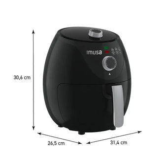 Freidora Imusa Esenc 3.2Lt , Negro