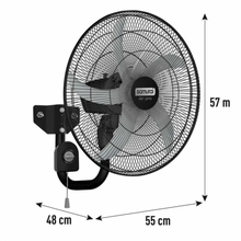 Ventilador Samurai Air Pro Pared , Negro