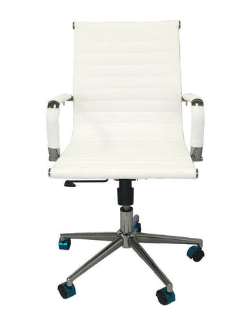 Silla Para Oficina Escritorio Gerencial OR -3301 Baja Blanca