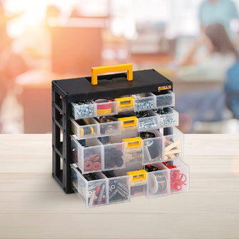Caja Organizadora Modular Gavetas 2x40 + 2x80 Milímetros Negro