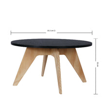 Mesa De Centro Neusa 34x60x60cm Negra