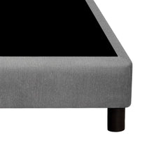 Base Cama Spring Niebla Gris 140X190