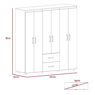 Combo Para Habitación Ontario Incluye Closet y Archivador