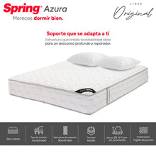 Colchón Spring Smart 200X200 Gratis Set Almohadas Siliconadas
