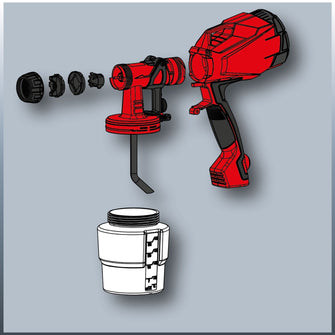 Pistola de Pintar Eléctrica 500 Watts 1000 Ml