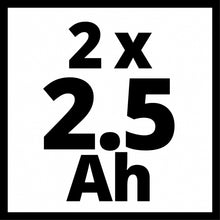 Baterías Twinpack 2,5ah