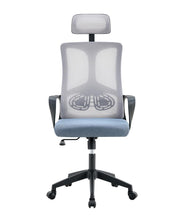 Silla de Escritorio Summit, Gris, ergonómica con altura ajustable