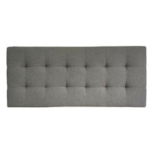 Combo Cabecero Cama Doble (60x140x5) Gris Memphis + Set x 2 mesas de noche Toulus Flotantes