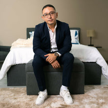 Puff Baúl Tela, Color Café