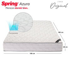 Colchón Spring Smart 140X190 Gratis Set Almohadas Siliconadas