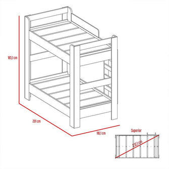 Combo Para Habitación Eliot Incluye Closet y Camarote