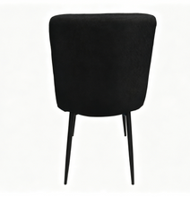 Set de 4 Sillas Flex, Color Negro, con Espaldar y Diseño Moderno