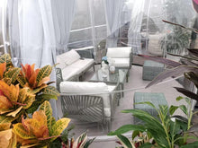 Sala de Exterior Astratto, Verde Olivo