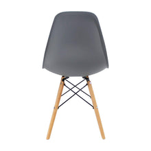 Kit por 6 sillas Eames Patas En Madera para comedor, sala, restaurante - Gris
